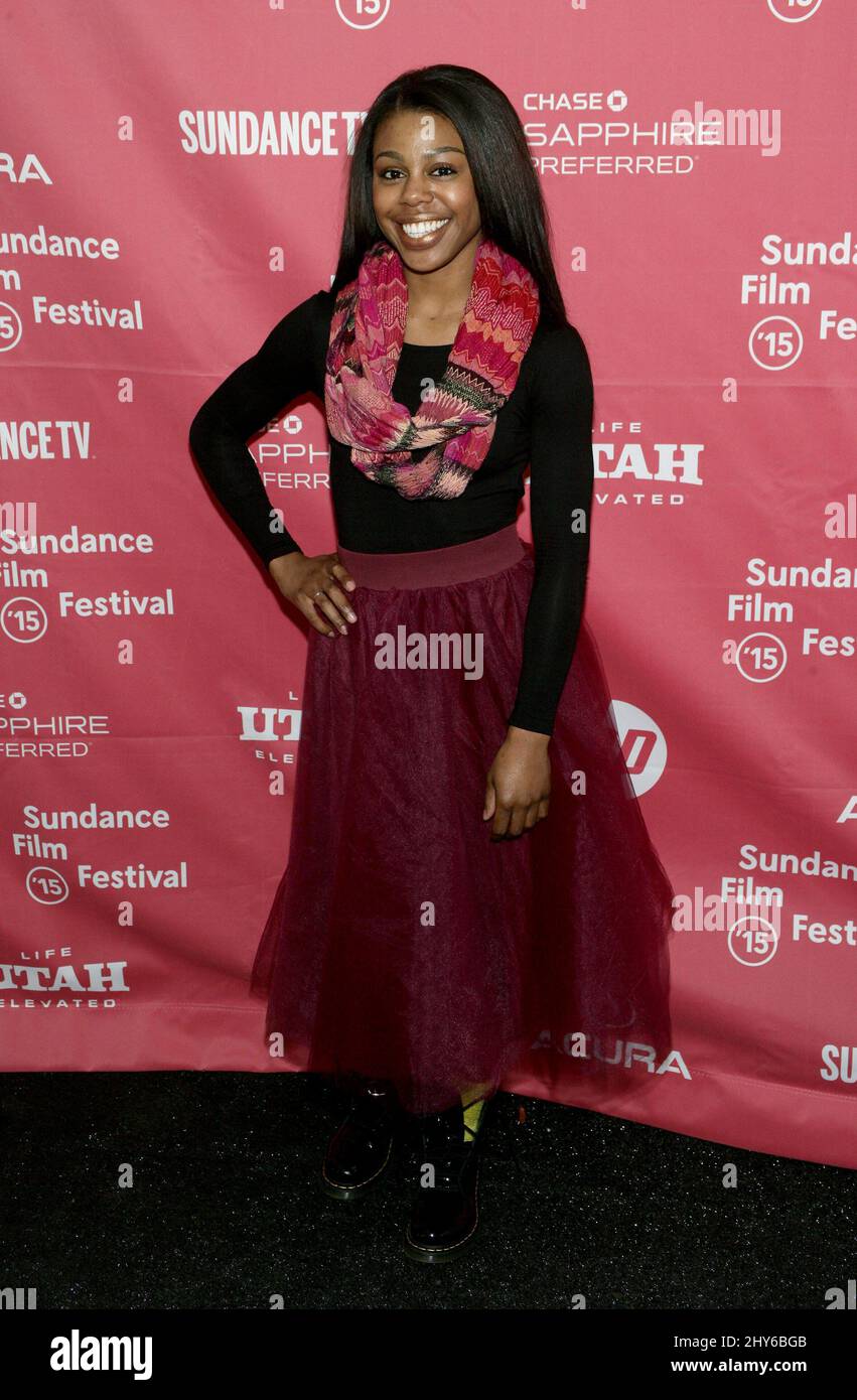 Gail Bean attending the 2015 Sundance Film Festival Premiere of UNEXPECTED held at the Library Center Theatre Stock Photo