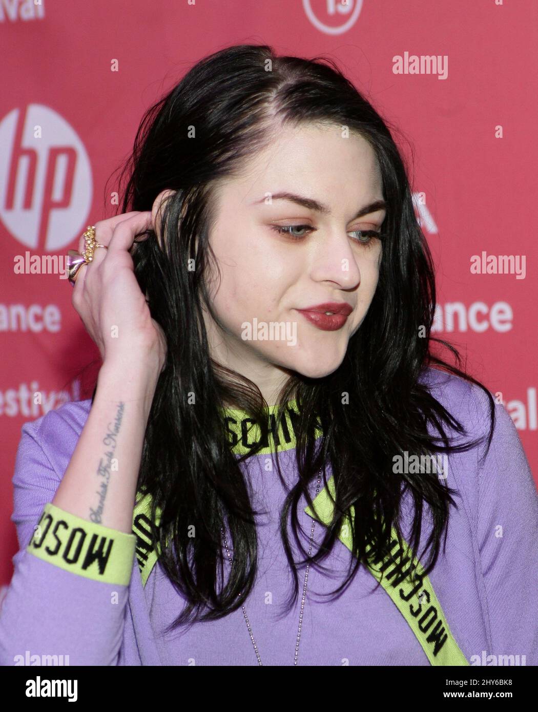 Frances Bean Cobain attending the 2015 Sundance Film Festival Premiere of KURT COBAIN: MONTAGE OF HECK held at the Marc Stock Photo