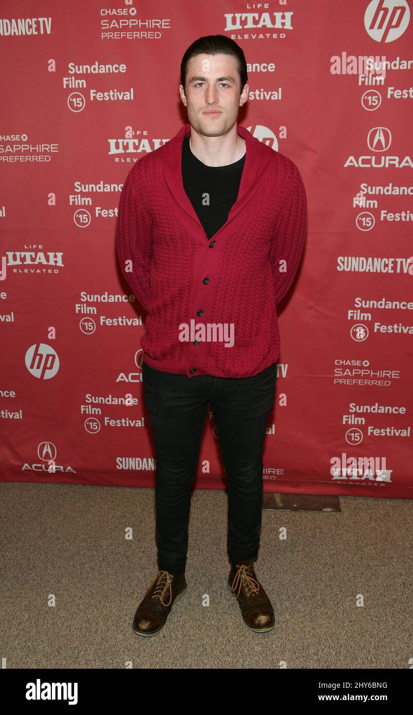 James Frecheville attending the 2015 Sundance Film Festival Premiere of