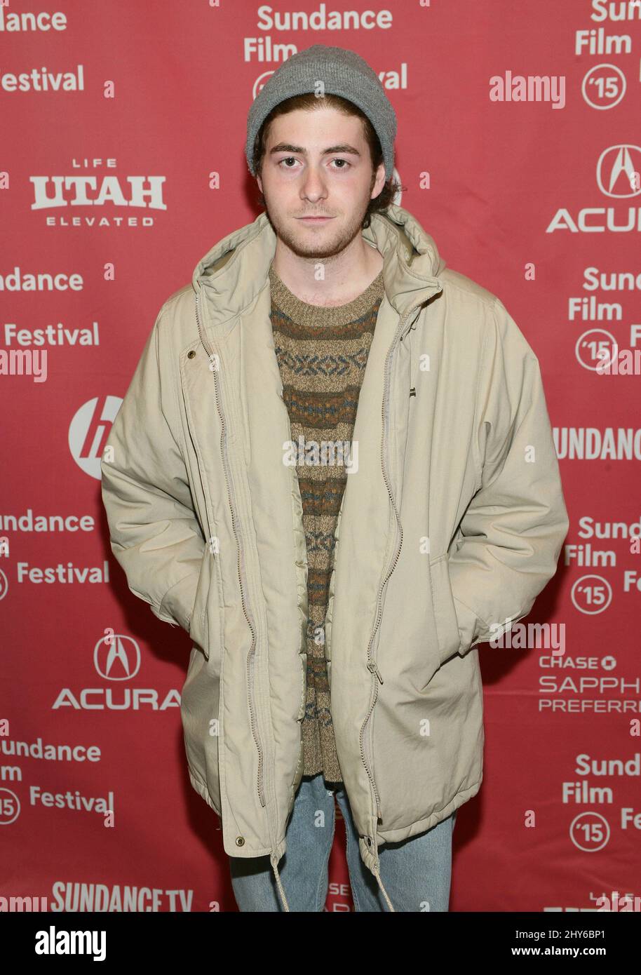 Jesse Carere attending the 2015 Sundance Film Festival Premiere of THE