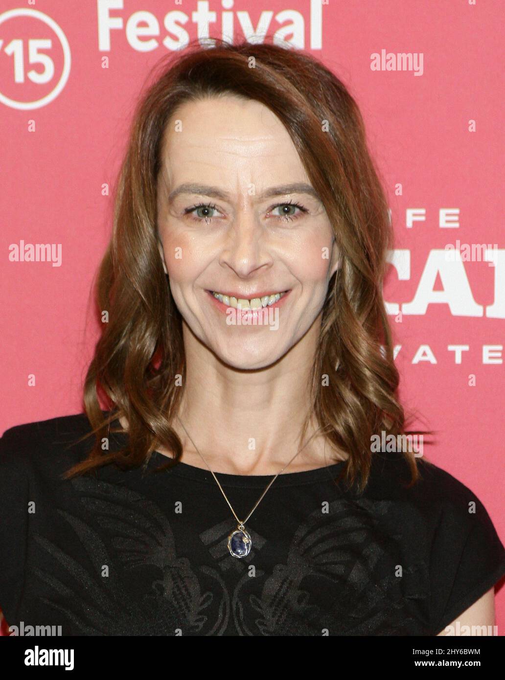 Kate Dickie attending the premiere of The Witch at the 2015 Sundance Film Festival in Park City, Utah. Stock Photo