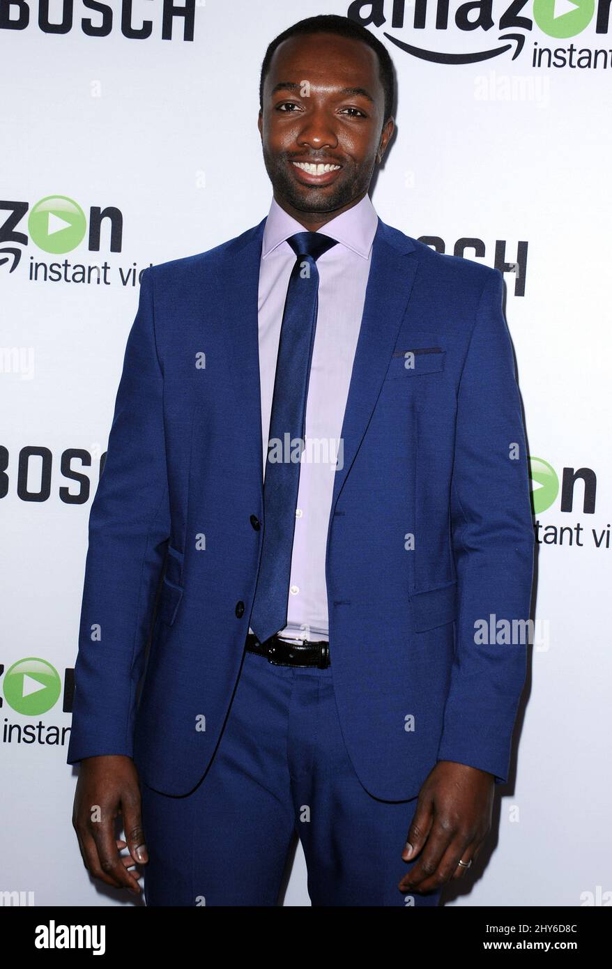 Jamie Hector attending a special screening of 'Bosch' Stock Photo Alamy
