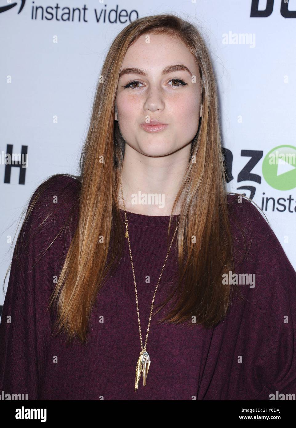 Madison Lintz attending a special screening of 'Bosch' Stock Photo - Alamy