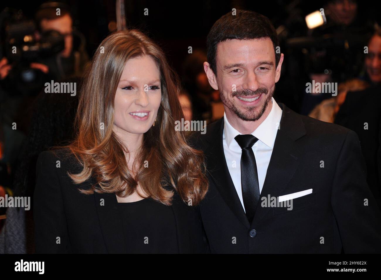 Oliver Berben and his wife Katrin Berben attending the Nobody Wants the Night premiere opening the 65th Berlinale, Berlin International Film Festival, in Berlin, Germany, February 5, 2015. Photo by Aurore Marechal/ABACAPRESS.COM Stock Photo