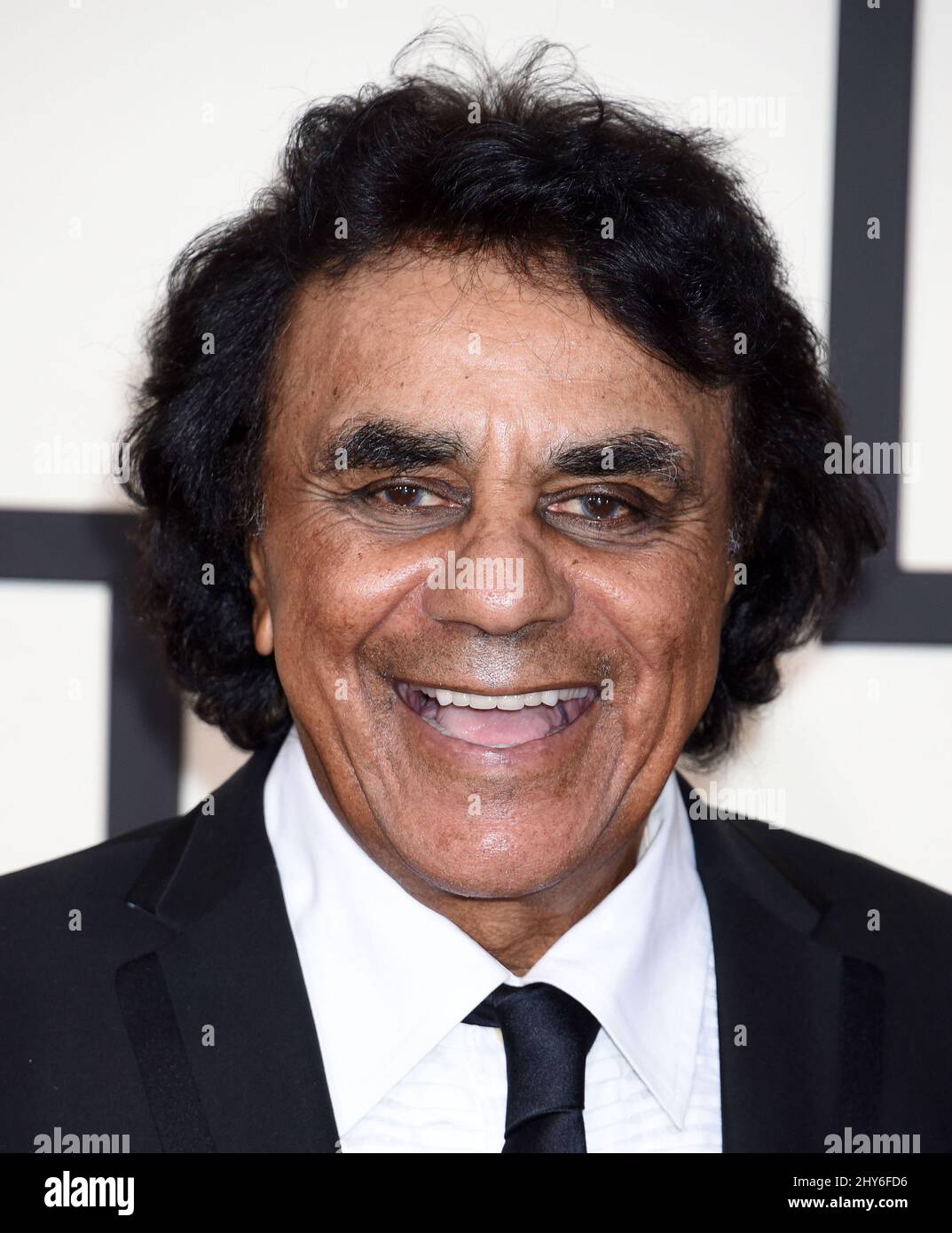 Johnny Mathis attends the 57th Annual GRAMMY Awards at the Staples