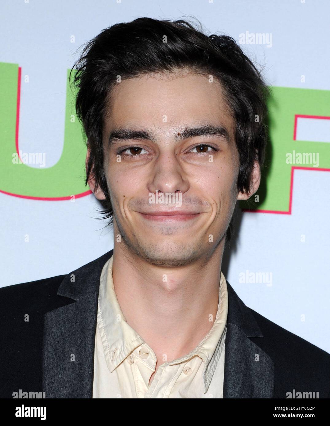 Devon Bostick arriving for The Duff fan screening held at TCL Chinese 6 Theatres, Hollywood, Los Angeles. Stock Photo