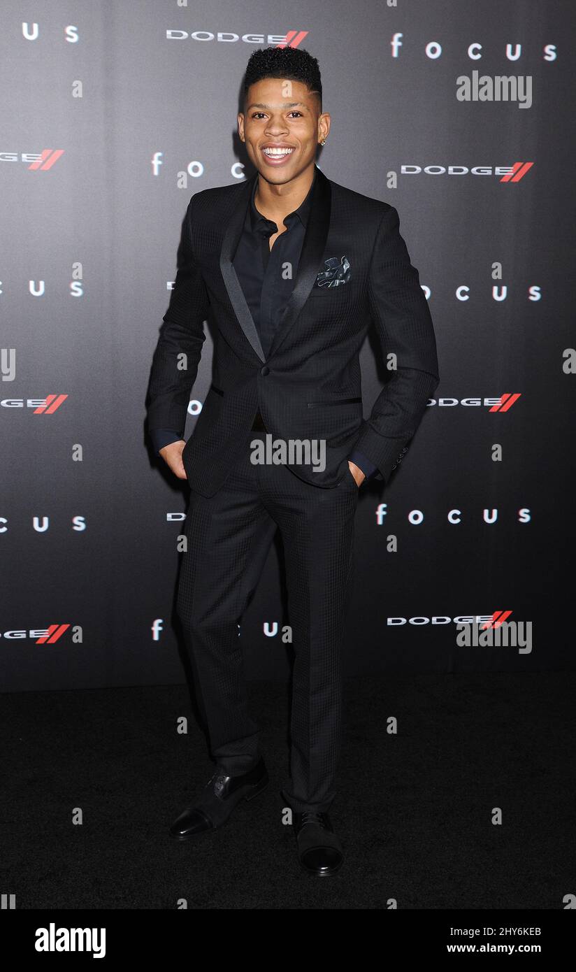 Bryshere Gray attending the Los Angles premiere of 'Focus' Stock Photo