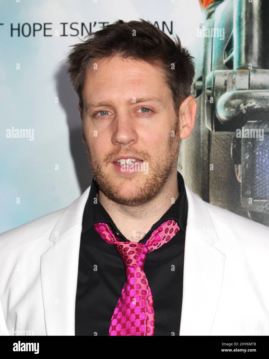 Neill Blomkamp attending the Chappie premiere in New York Stock Photo