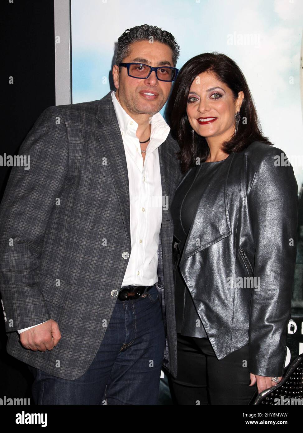 Rich Wakile and Kathy Wakile attending the Chappie premiere in New York