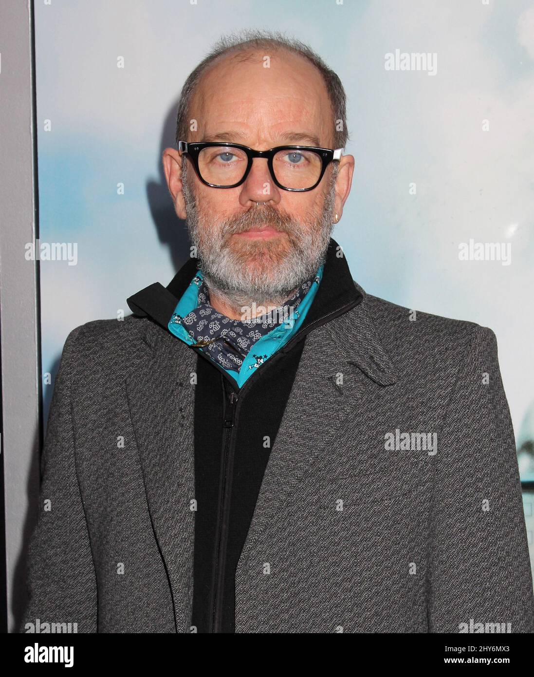Michael Stipe attending the Chappie premiere in New York Stock Photo
