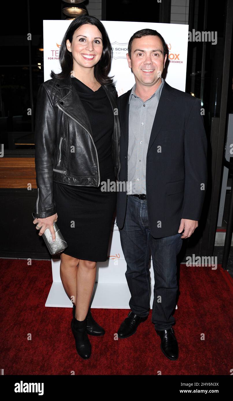 Joe Lo Truglio Beth Dover Attending The Raising The Bar To End Parkinson S Event Held At Public School 818 Stock Photo Alamy