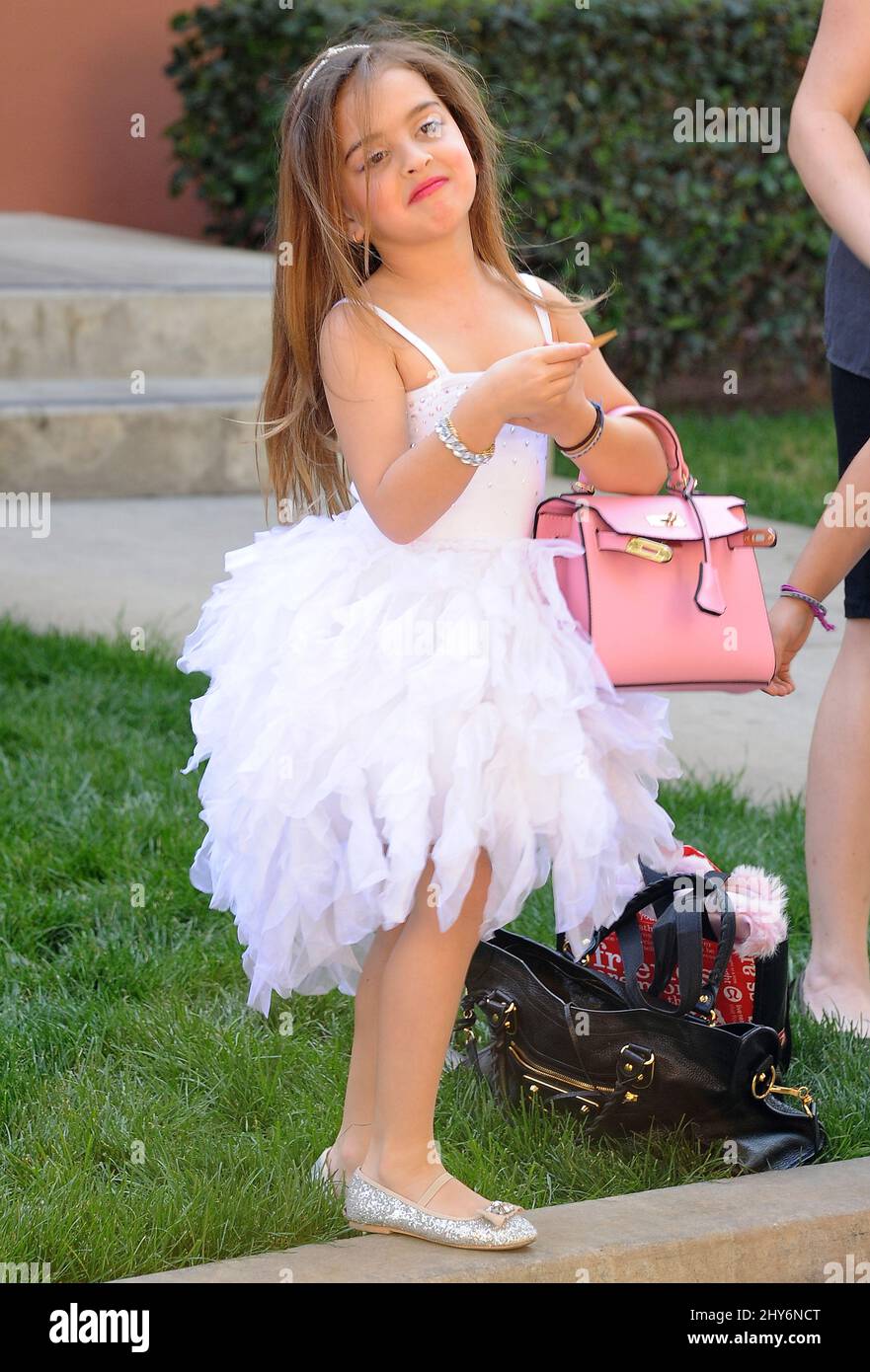 Portia Umansky attending an advance screening of Cinderella, in Burbank
