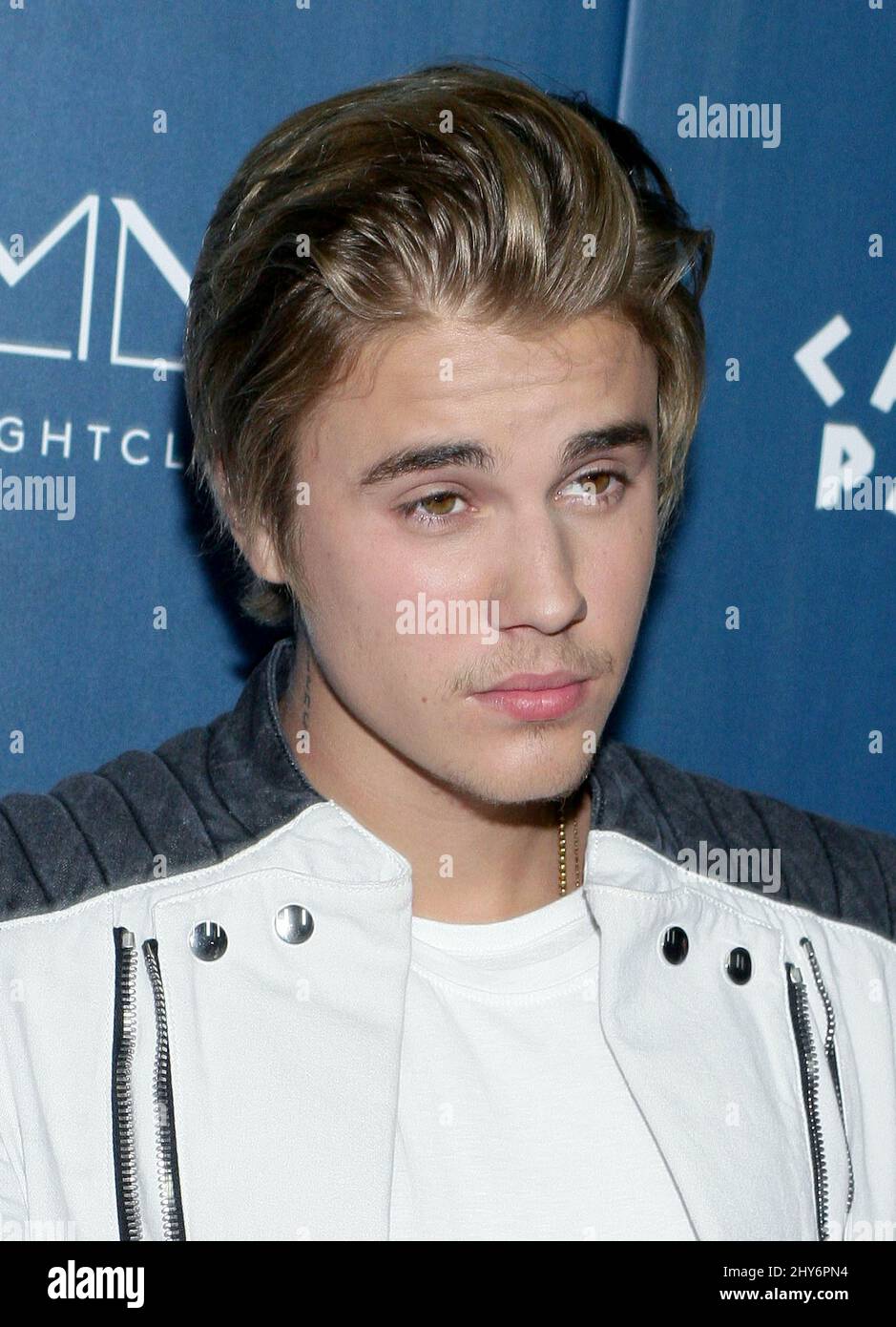 Justin Bieber at his 21st Birthday Party, OMNIA Nightclub at Caesars Palace Stock Photo
