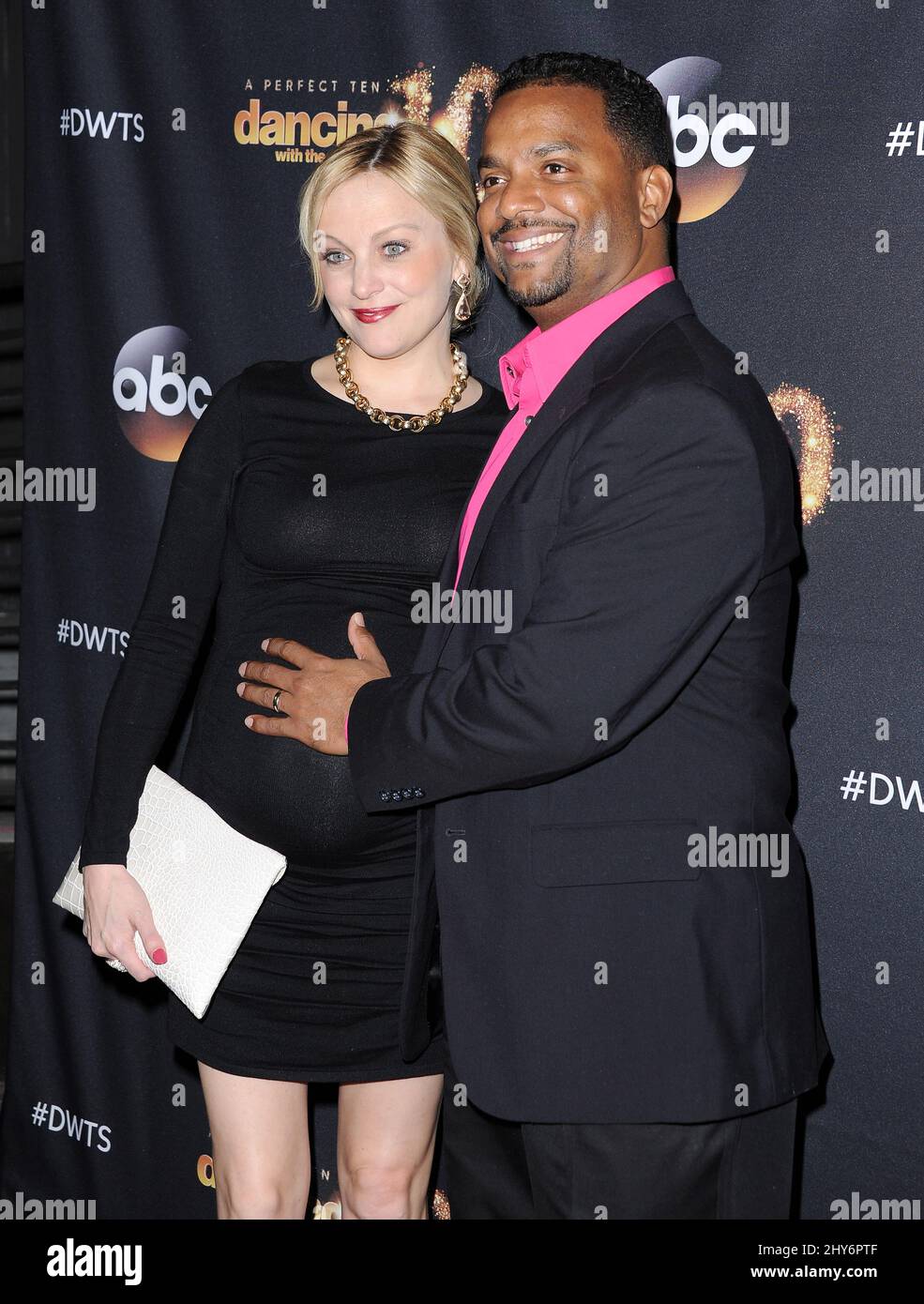 Angela Unkrich, Alfonso Ribeiro Attends The