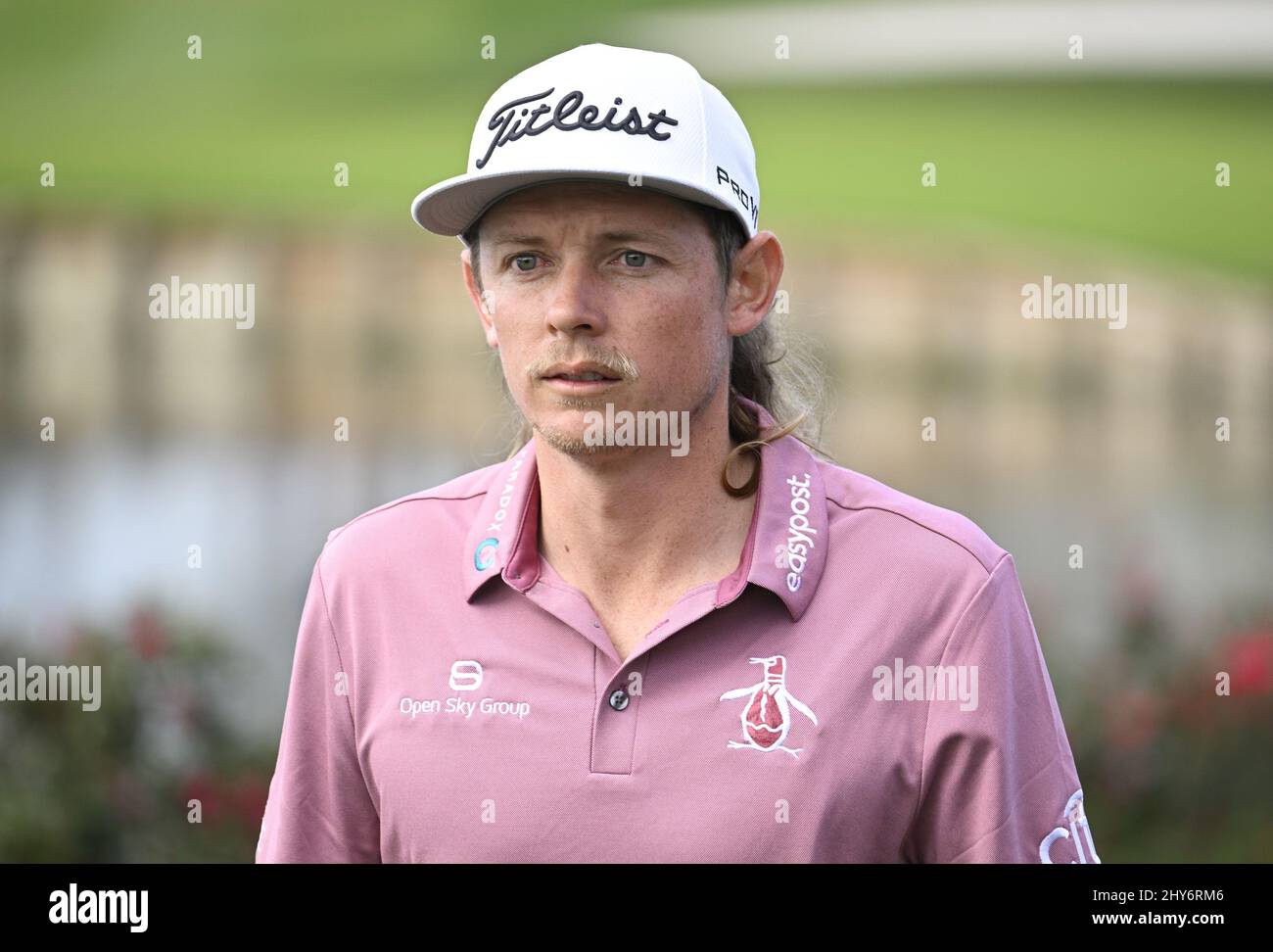 Ponte Vedra Beach, United States. 14th Mar, 2022. Cameron Smith of Australia walks on the back 9 in the final round before winning the 2022 Players PGA Championship on the Stadium Course at TPC Sawgrass in Ponte Vedra Beach, Florida on Monday, March 14, 2022. Smith won the championship with a score of 13 under par. Photo by Joe Marino/UPI Credit: UPI/Alamy Live News Stock Photo