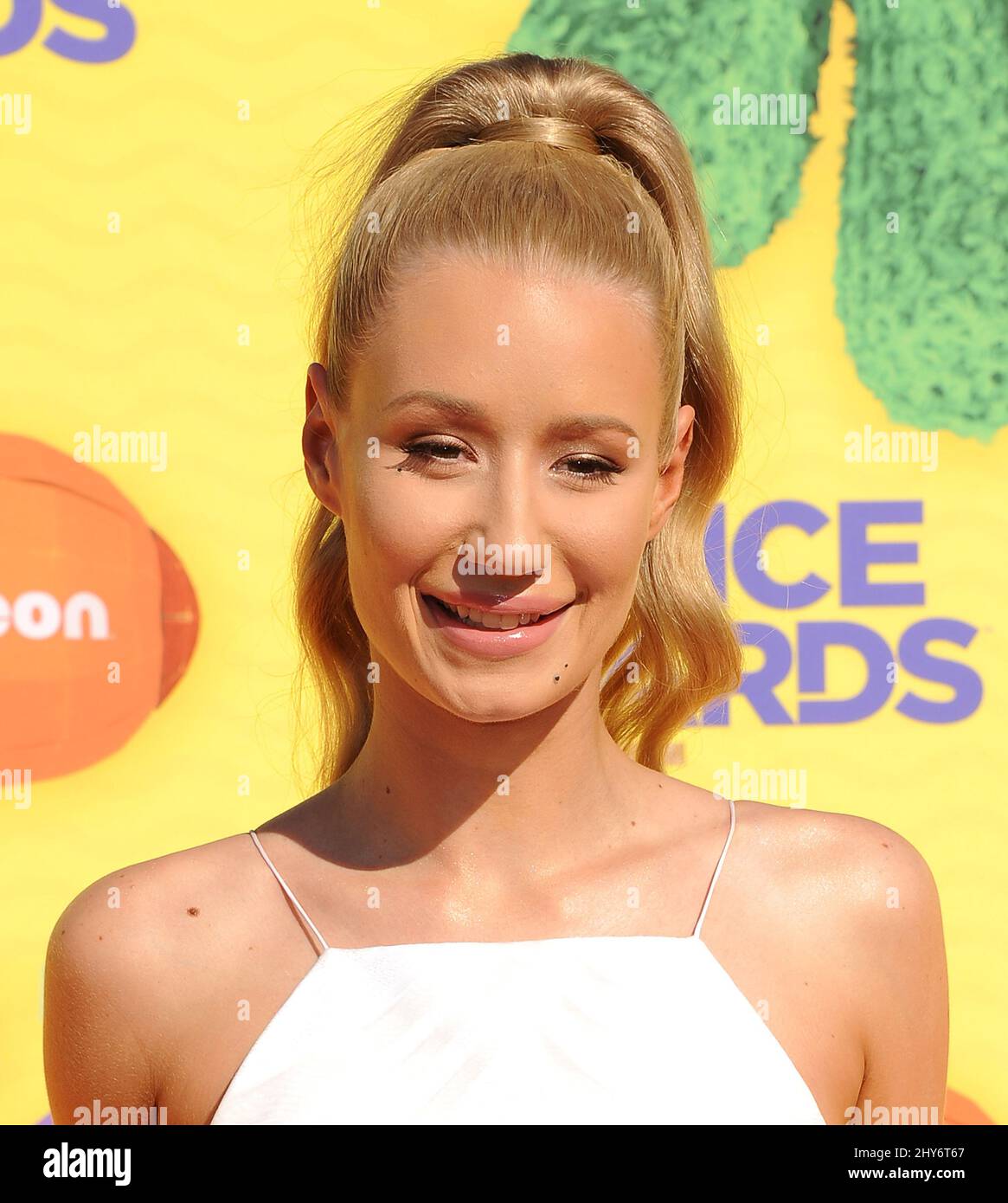 Iggy Azalea arrives at Nickelodeon's 28th annual Kids' Choice Awards at