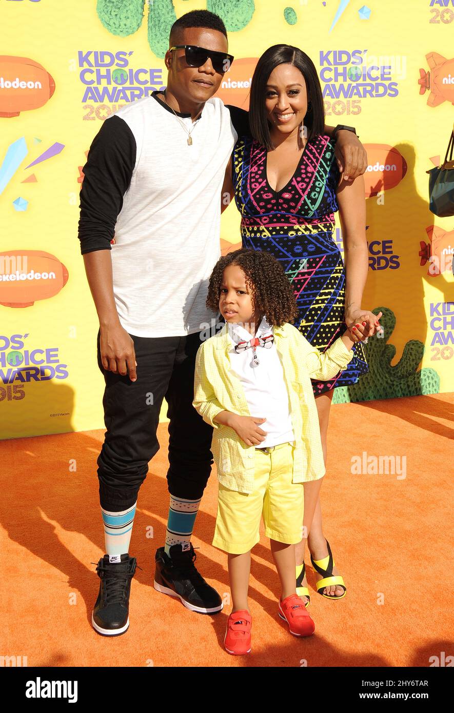 Cory Hardrict, Tia Mowry arrives at Nickelodeon's 28th annual Kids