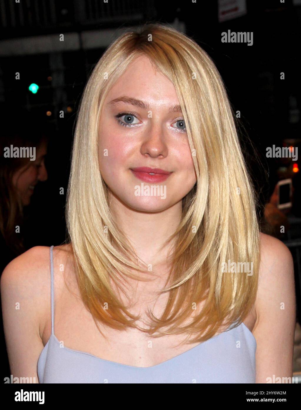 Dakota Fanning attending the "Effie Gray" New York Premiere Stock Photo