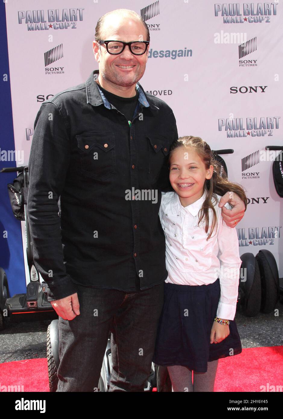 Chris Bauer attending the 'Paul Blart: Mall Cop 2' held at the AMC Loews Lincoln Square Theater in New York, USA. Stock Photo