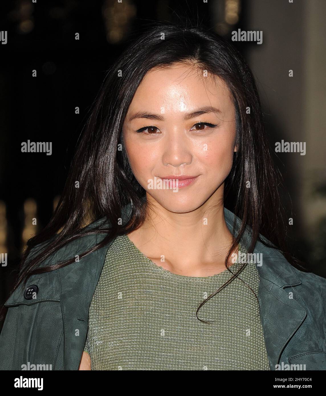 Tang Wei attends the Burberry 'London In Los Angeles' Event held at Griffith Observatory April 16, 2015 Los Angeles, Ca. Stock Photo