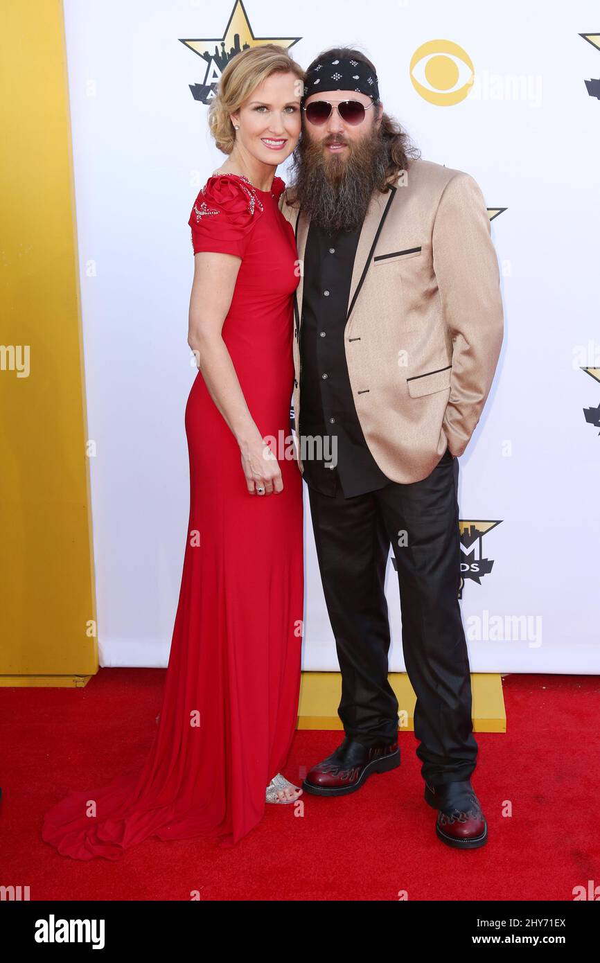 Willie Robertson,Korie Robertson Attending The 50th Academy Of Country