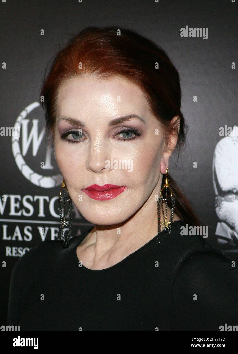 Priscilla Presley attending Graceland Presents ELVIS: The Exhibition, The Show, The Experience Stock Photo
