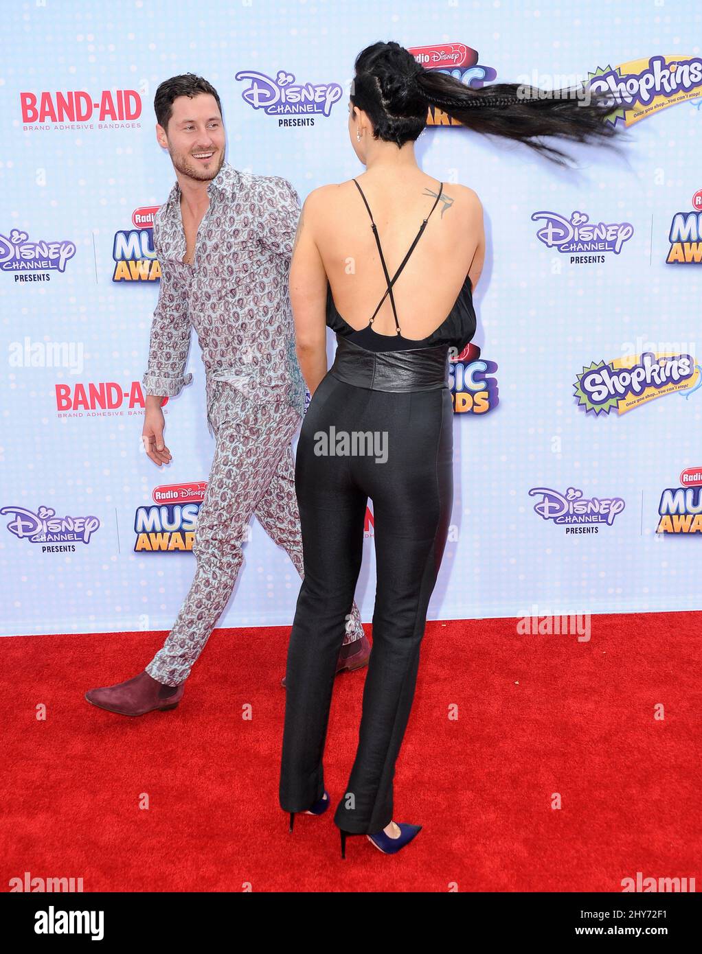 Rumer Willis, Valentin Chmerkovskiy attending the 2015 Radio Disney