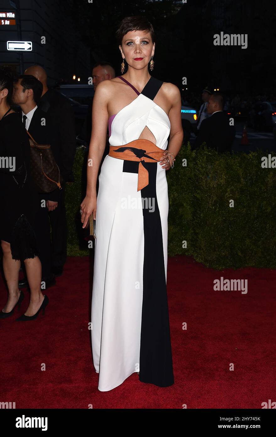 Maggie Gyllenhaal attending The Metropolitan Museum of Art Met Gala, in