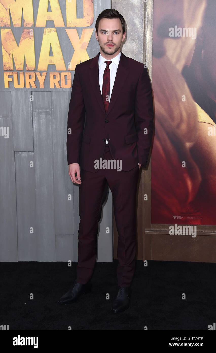 Nicholas Hoult attends "Mad Max:Fury Road" premiere held at the TCL Chinese Theatre Stock Photo