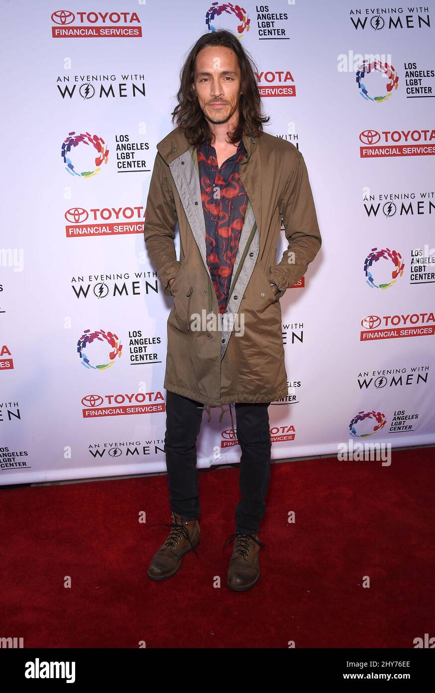 Brandon Boyd attends An Evening With Women held at the Palladium. Stock Photo