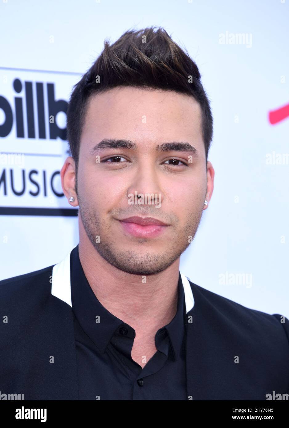 Prince Royce arriving at the 2015 Billboard Music Awards held at the MGM Grand Garden Arena Stock Photo