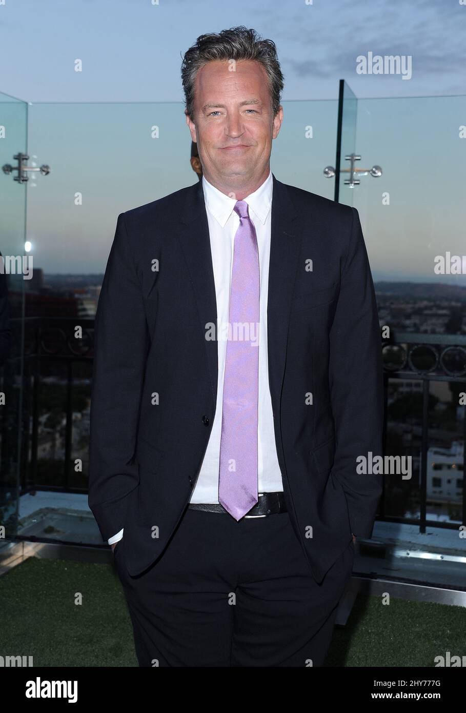 Matthew Perry attending the CBS Summer Soiree held at The London Hotel Stock Photo