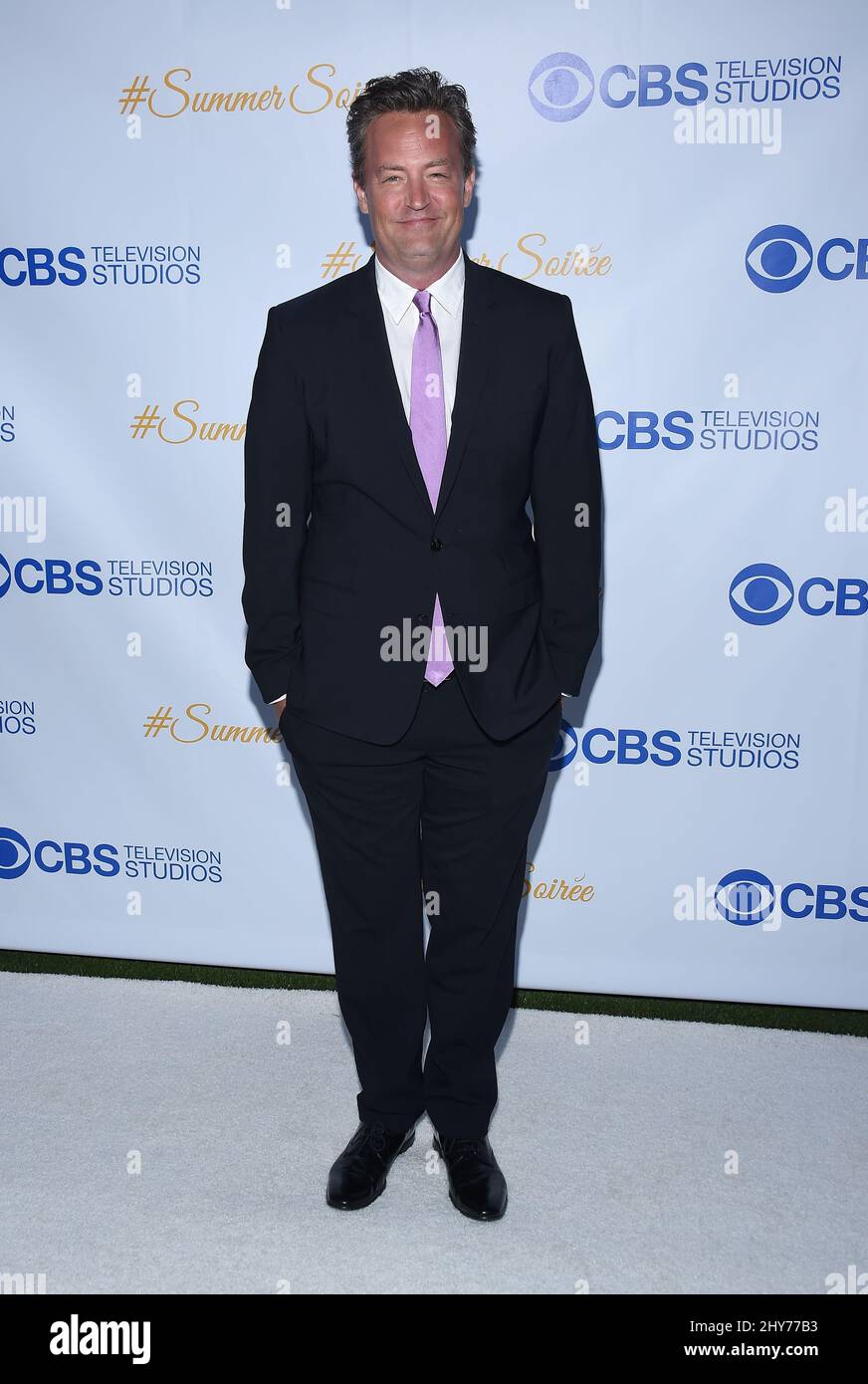 Matthew Perry attending the CBS Summer Soiree held at The London Hotel Stock Photo