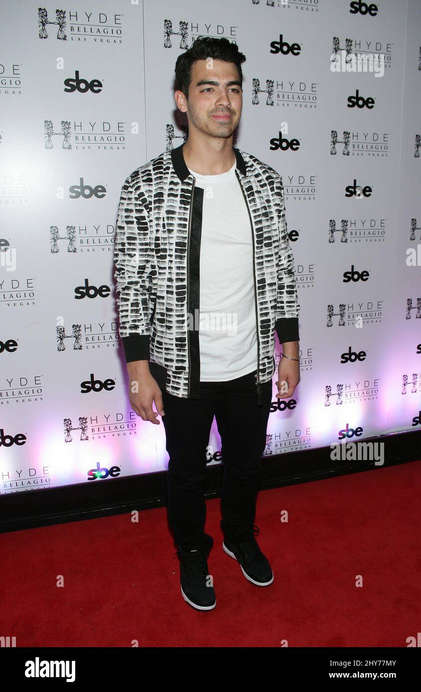 Joe Jonas attending a photocall in Las Vegas, Nevada Stock Photo Alamy