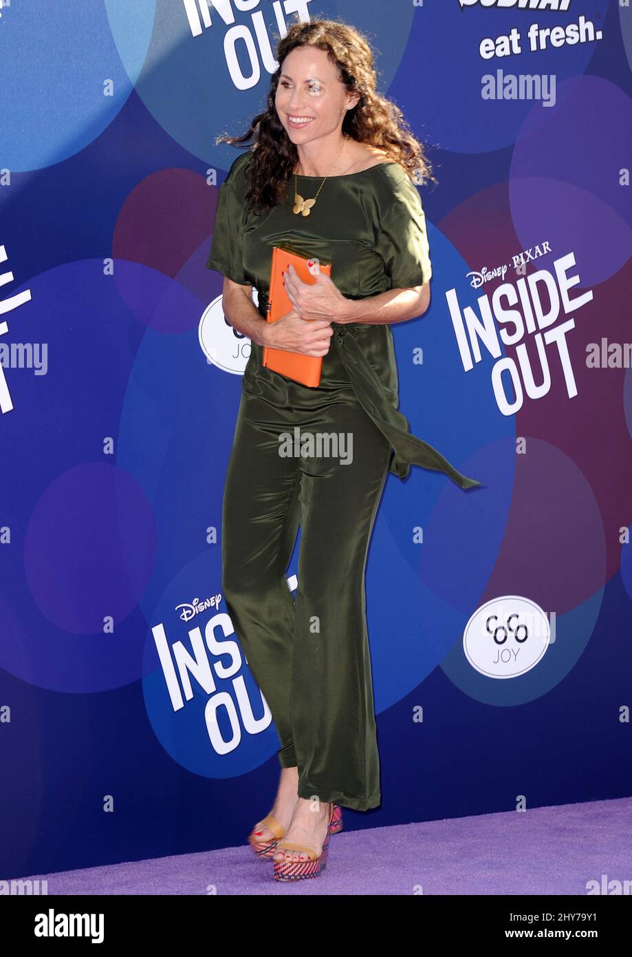 Minnie Driver attending the "Inside Out" World Premiere held at the El