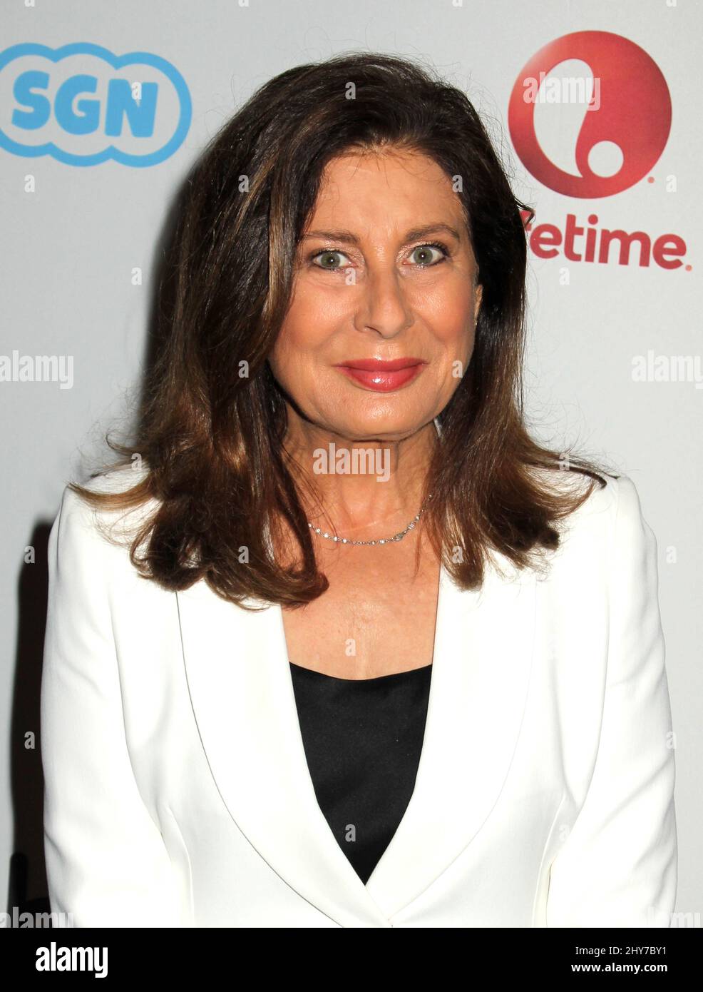 Paula Wagner attending The Wrap's First Power Women Breakfast - Held at 10 on the Park, New York Stock Photo