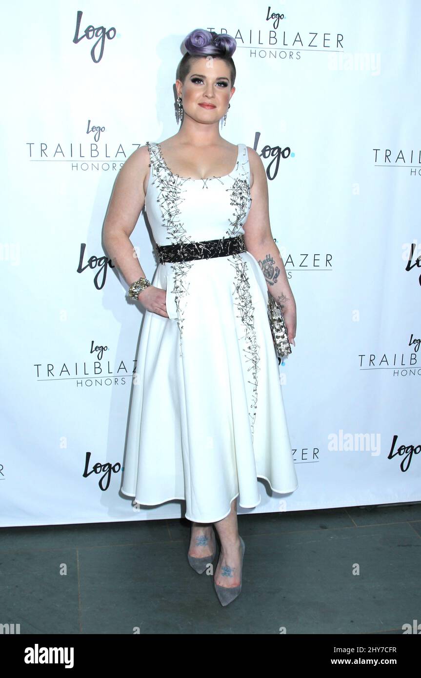 Kelly Osbourne attending Logo's 'Trailblazer Honors' 2015 - Held at Cathedral of St. John the Divine in Los Angeles, USA. Stock Photo
