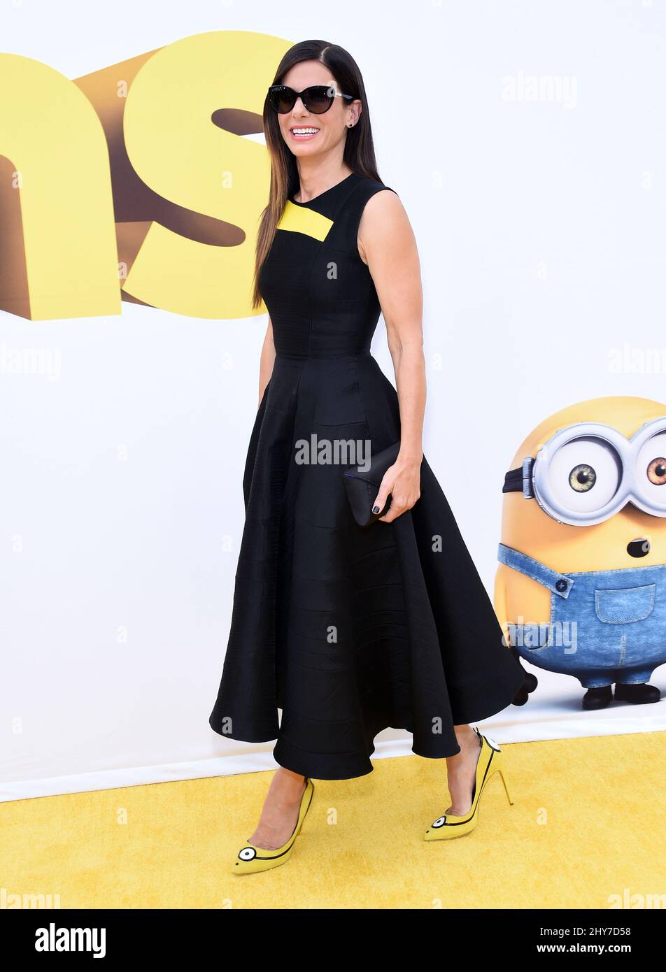 Sandra Bullock Attends The Minions Los Angeles Premiere Held At The
