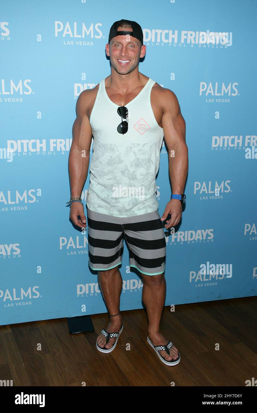 Cody Sattler attends THE BACHELOR IN PARADISE Host Ditch Fridays, Palms Pool & Dayclub Stock Photo