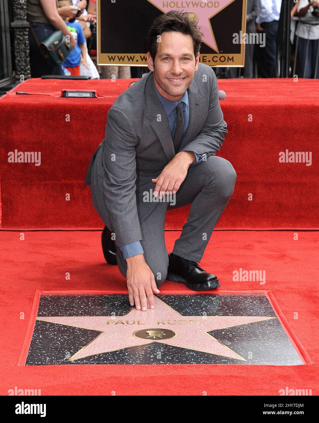 Paul Rudd during Paul Rudd's Hollywood Walk of Fame Star Ceremony ...