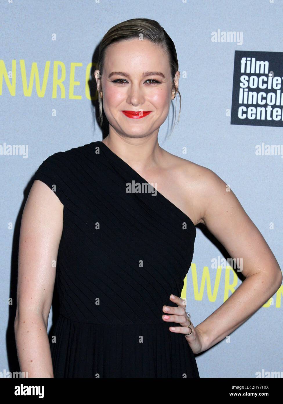 Brie Larson attending the premiere of Trainwreck in New York Stock