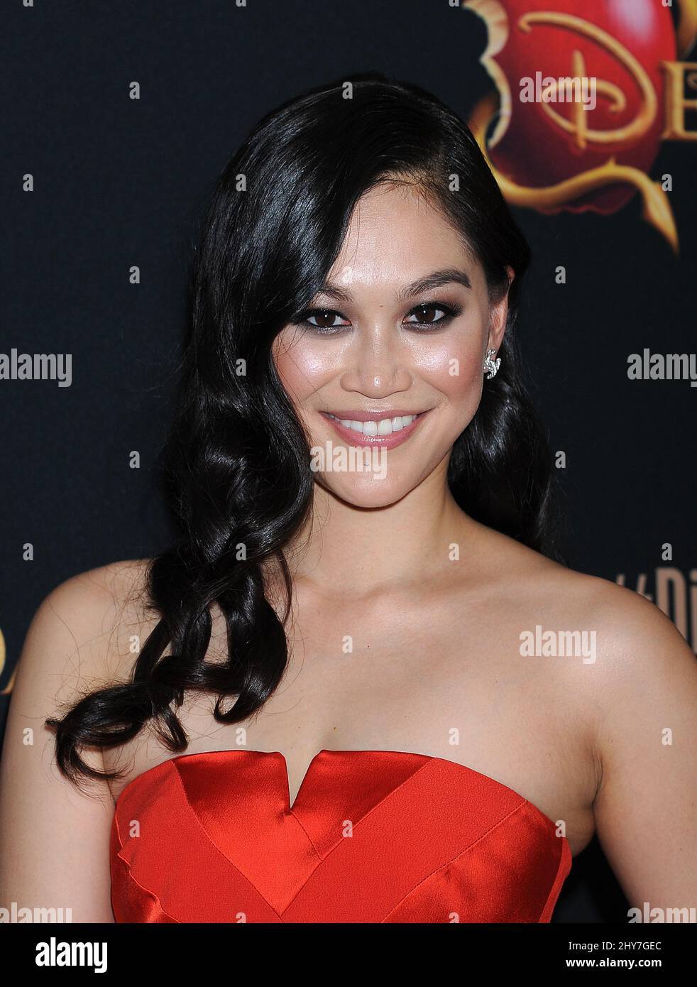 Dianne Doan attending the premiere of Descendants in Burbank, California. Stock Photo