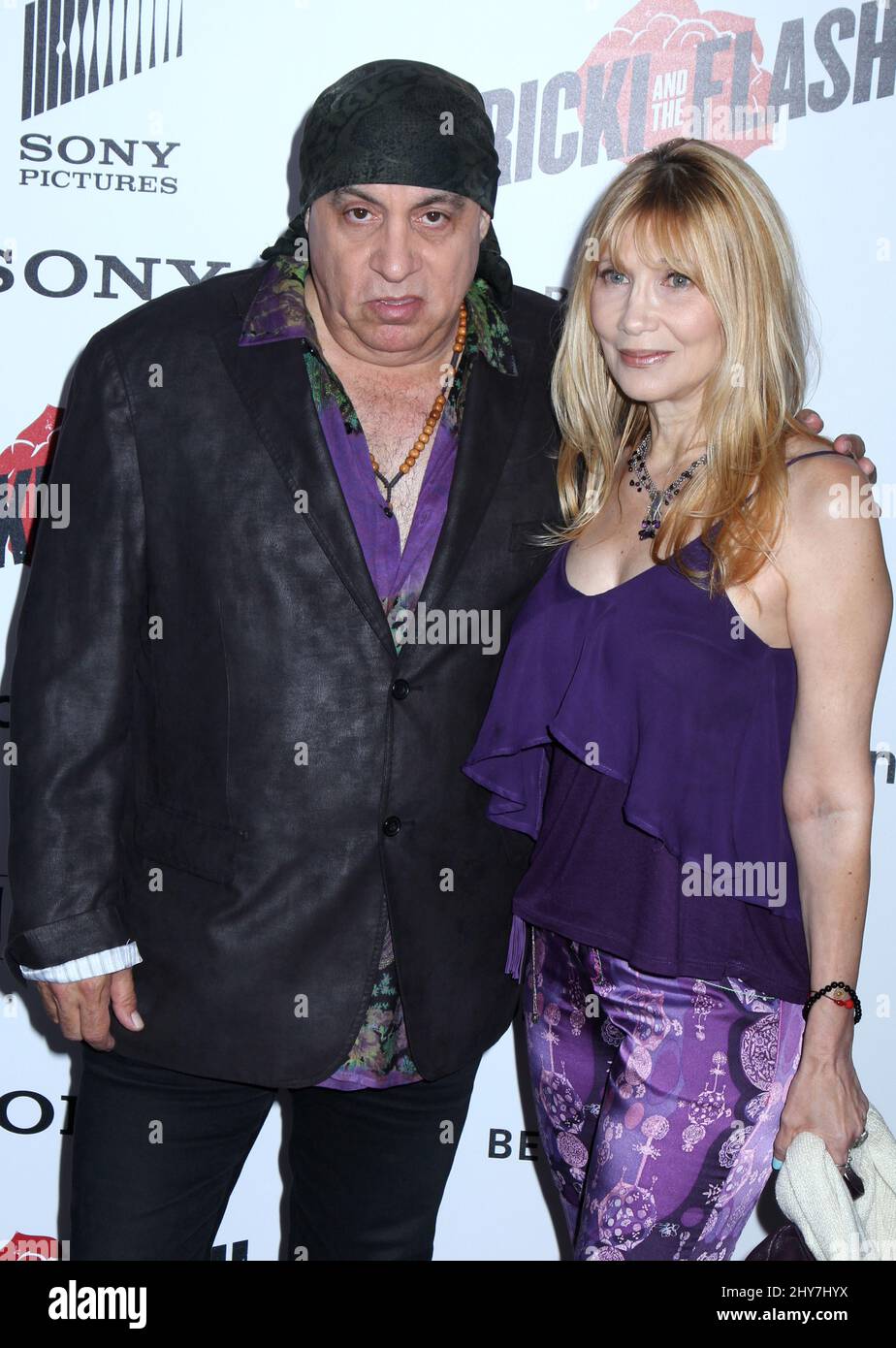 Steven Van Zandt and Maureen Van Zandt arriving for the 'Ricki And The Flash' New York Premiere - Held at the AMC Lincoln Square Theater on August 3, 2015. Stock Photo