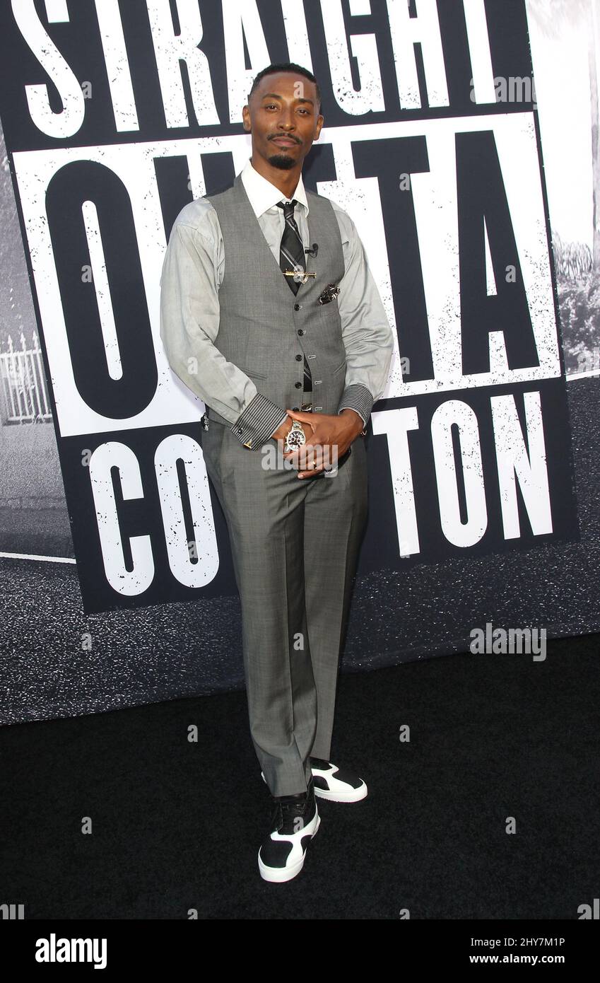 Darris Love attendng the &lsquo;Straight Outta Compton&rsquo; Los Angeles Premiere