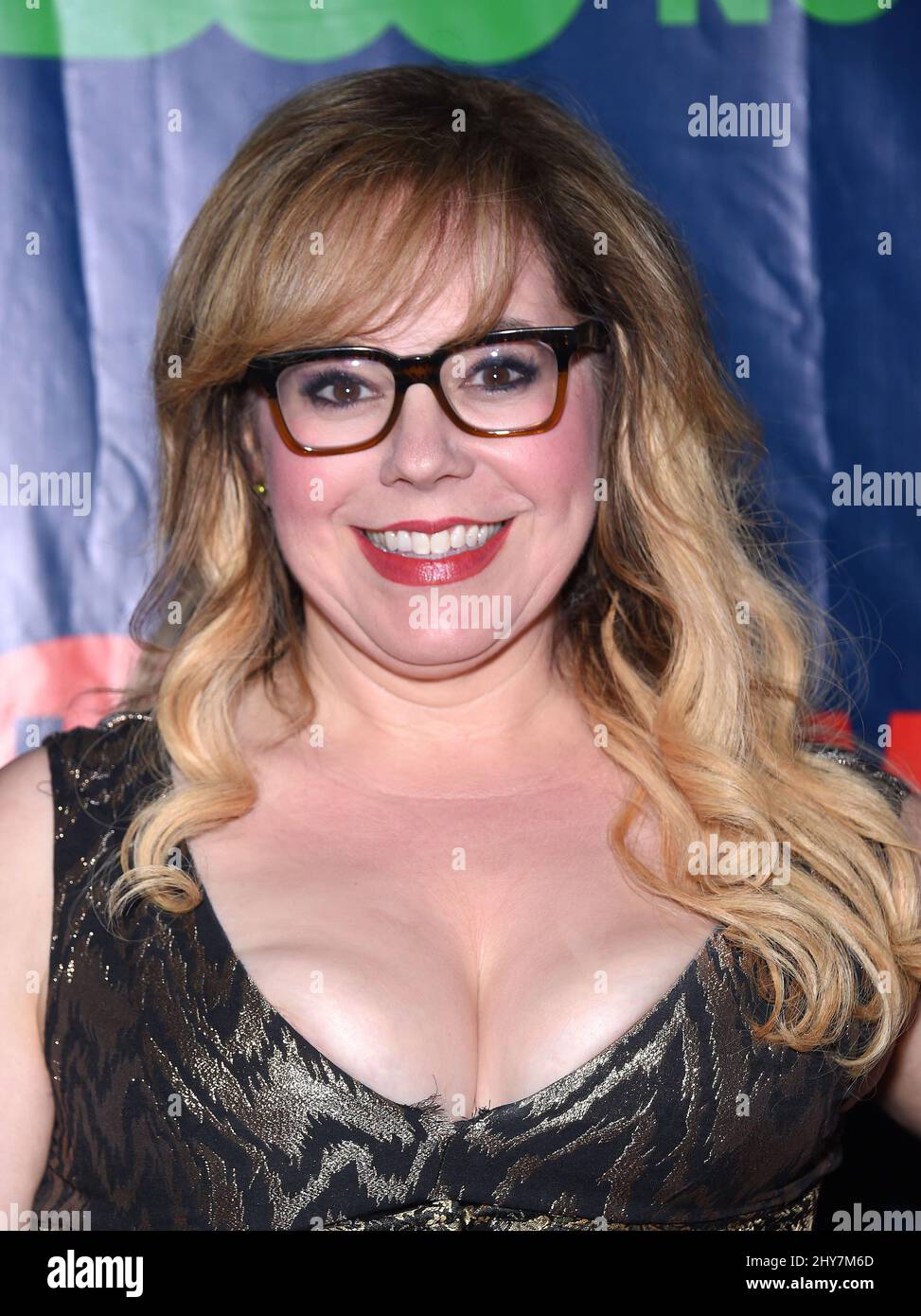 Kirsten Vangsness attending the CBS, The CW and Showtime Summer TCA press tour. Stock Photo