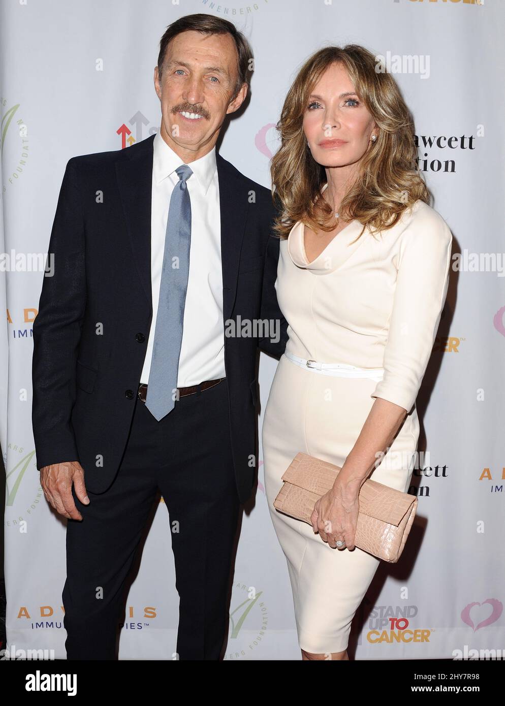 Jaclyn Smith, Dr. Brad Allen attending the "Farrah Fawcett Foundation