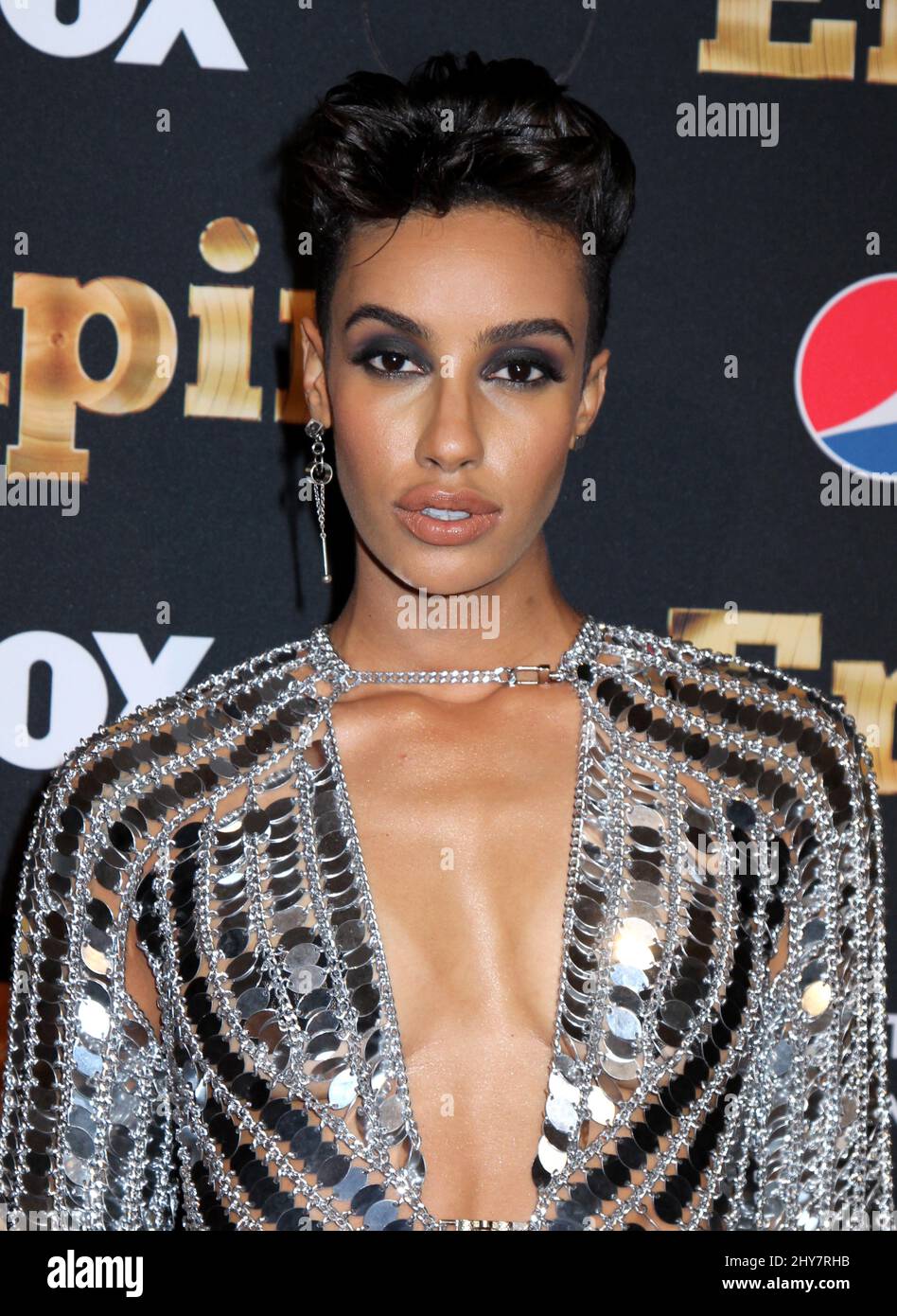 AzMarie Livingston attending the 'Empire' Season 2 Premiere held at Carnegie Hall in New York, USA. Stock Photo