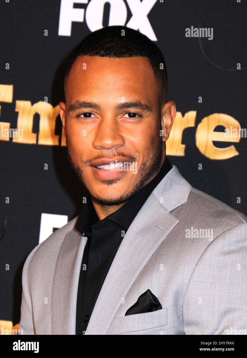 Trai Byers attends the Empire season two premiere on Saturday, Sept. 12