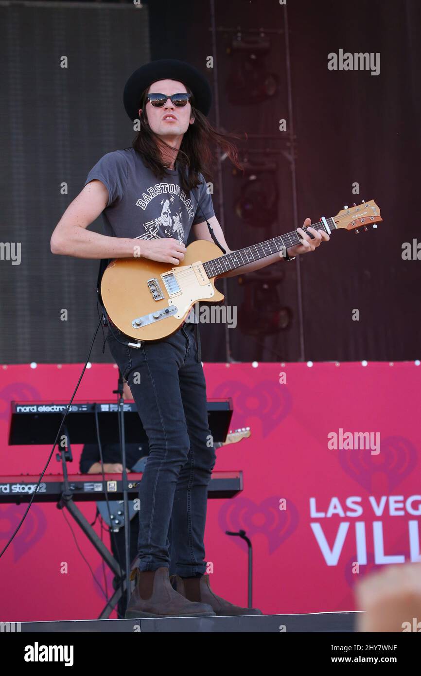 James Bay iHeartRadio Music Festival Village held at the MGM Resorts
