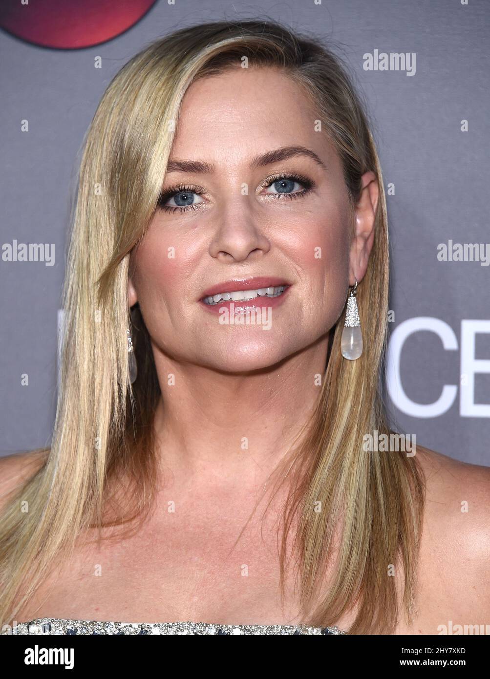 Jessica Capshaw attending the TGIT Premiere Red Carpet Event held at